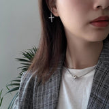 925 Silver Gypsophila Chain Choker Round Bead Necklace for Women