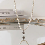 925 Silver Small Pearl Choker Necklace Classic Jewelry