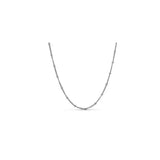 925 Sterling Silver Pan Necklace Anchor Chain Link Necklace