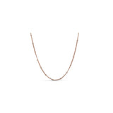 925 Sterling Silver Pan Necklace Anchor Chain Link Necklace