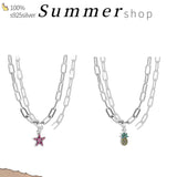 925 Sterling Silver Pando Neckle Charming Classic DIY Neckle Women Jewelry