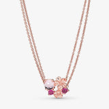 S925 Silver Pandora DIY Loop Necklace for Women's Anniversary