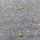 Delicate Palm Pendant Necklace 925 Silver Holiday Gift