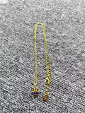 Delicate Palm Pendant Necklace 925 Silver Holiday Gift