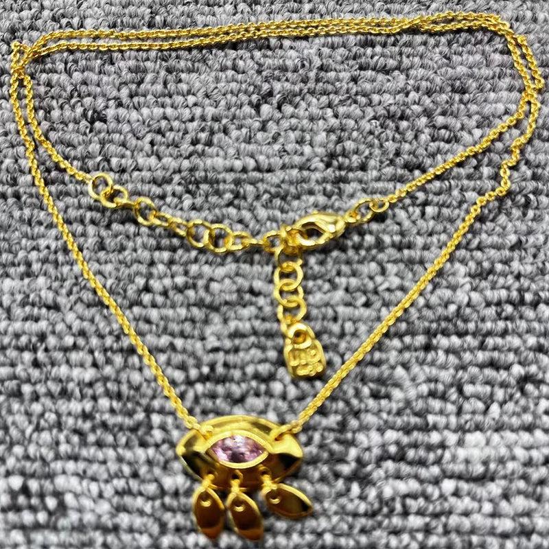 U NOde50 Electroplated 925 Silver 14K Delicate Necklace Jewelry