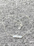 Electroplated 925 Silver Nameplate Lucky Necklace