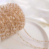 14K Gold Filled Crystal Beads Necklace Chain DIY Jewelry
