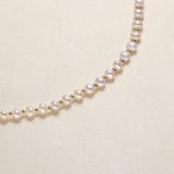 14K Pearl Bow Choker Necklace DIY Jewelry