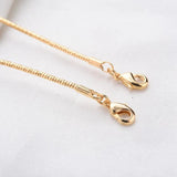 3Pcs/Lot 18K Flower Chain Necklace DIY Jewelry Making Accessories