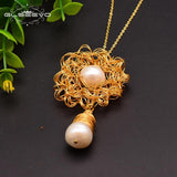 Baroque Pearl Pendant & Necklace Fine Jewelry GN0042