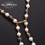Custom Tassel Style Freshwater Pearl Necklace for Women