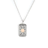 Moon Sun Pendant Necklace Silver 925 Jewelry
