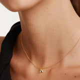 Colorful Bee Pendant Sterling Silver Necklace For Women