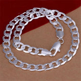 Unisex 925 Sterling Silver Chain Necklace NC195