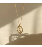Tulip Pendant 925 Silver Necklace Temperament Chain Female Accessories