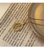 Tulip Pendant 925 Silver Necklace Temperament Chain Female Accessories