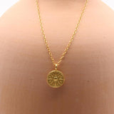 S925 Sterling Silver Sun Flower Choker Necklace for Women