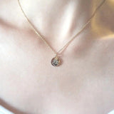 Cartoon Head 925 Silver Coin Necklace with Personalized Chain