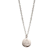 Cartoon Head 925 Silver Coin Necklace with Personalized Chain