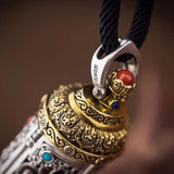 Flower Seed Buddha Gawu Box Silver Pendant Personalized Pendant