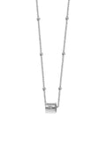 S925 Sterling Silver Necklace Love Pendant Clavicle Chain Girl Gift