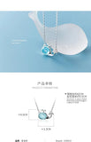 Whale Zircon Necklace for Sweet Lady