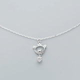 Bear Necklace Sterling Silver S925 Halloween Birthday Gift for Girlfriend