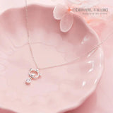 Bear Necklace Sterling Silver S925 Halloween Birthday Gift for Girlfriend