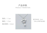 Bear Necklace Sterling Silver S925 Halloween Birthday Gift for Girlfriend