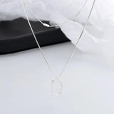 S925 Sterling Silver Double Snake Chain Necklace For Women Wedding