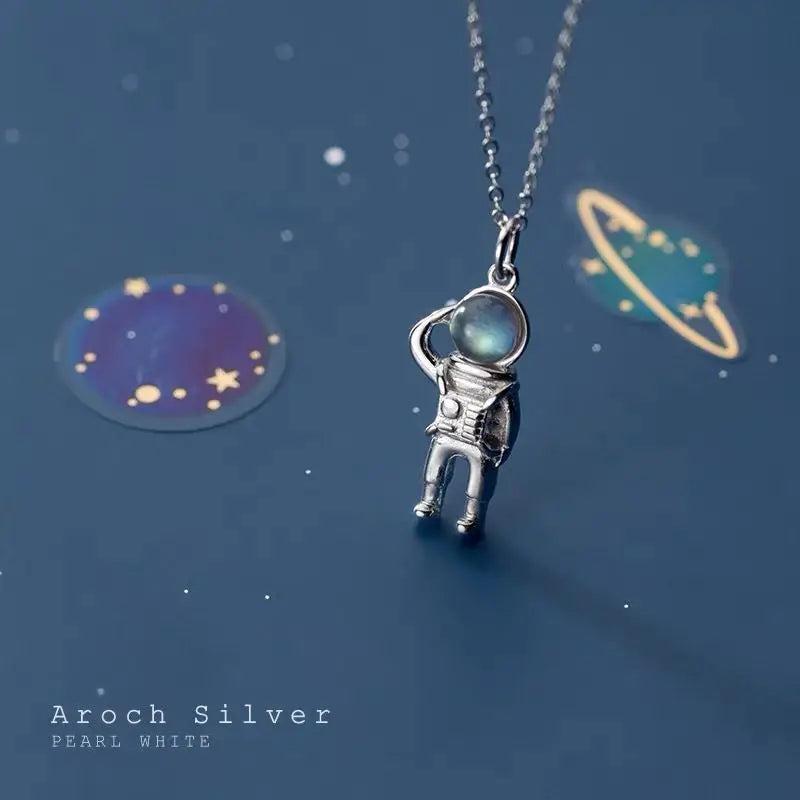 Astronaut Necklace - Sweet Student Jewelry