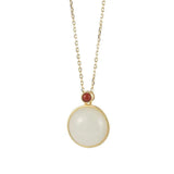 925 Silver Hetian Jade Personalized Necklace Wedding Jewelry
