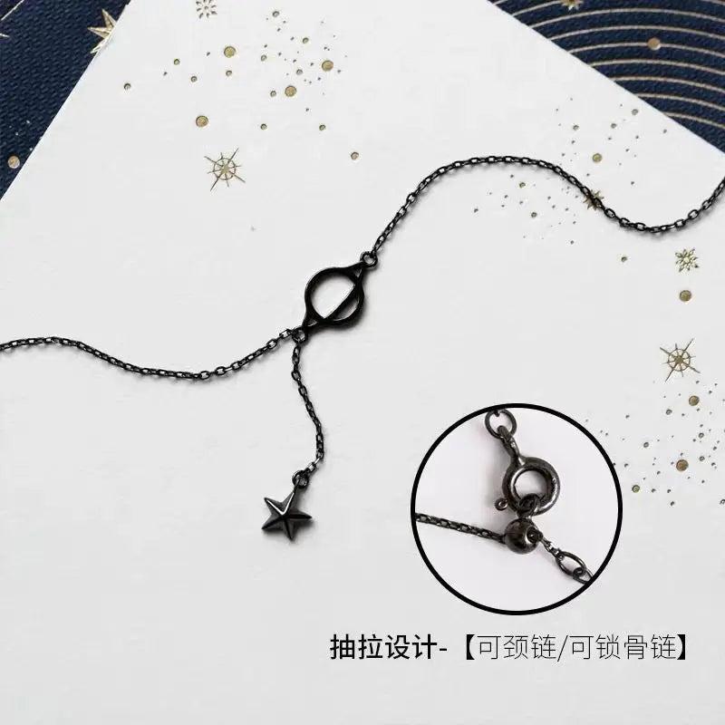 Planet 925 Silver Clavicle Chain for Women