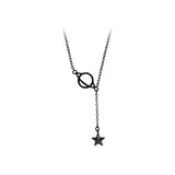 Planet 925 Silver Clavicle Chain for Women