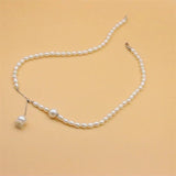 925 Silver Pearl Necklace for Women Wedding