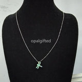 Opal Dragonfly Pendant Necklace 925 Sterling Silver for Dresses
