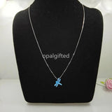 Opal Dragonfly Pendant Necklace 925 Sterling Silver for Dresses