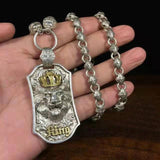 Nepalese Lion King Beast Necklace Lucky Transfer Pendant