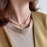 925 Silver CZ Zircon Pendant Necklace Boho Choker For Women