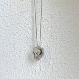 925 Silver Circle Necklace Minimalist Boho Collar