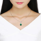 S925 Sterling Silver Twelve Lucky Colors Necklace For Girls