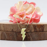 Lightning Bolt Opal Necklace Thunder Pendant Sterling Silver Wholesale