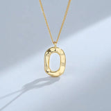 ZFSILVER S925 Silver Geometric Necklace Wedding Gift