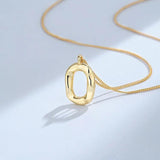 ZFSILVER S925 Silver Geometric Necklace Wedding Gift