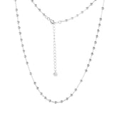 S925 Silver Ball Collarbone Chain Necklace for Women