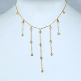925 Silver Choker Necklace Micro Pave Cz Drop
