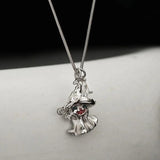 925 Silver Ghost Necklace Charm Jewelry for Women
