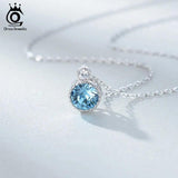 Austrian Crystal Stone Pendant Silver Jewelry SWN04