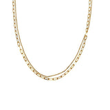 925 Silver Flash Bead Clavicle Chain Necklace Choker