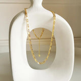 925 Silver Flash Bead Clavicle Chain Necklace Choker